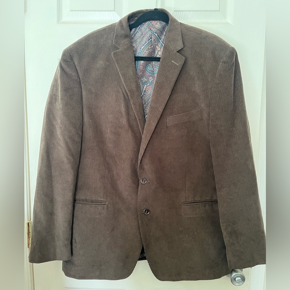 Lauren‎ Ralph Lauren Men’s Brown Corduroy Blazer Size 46R